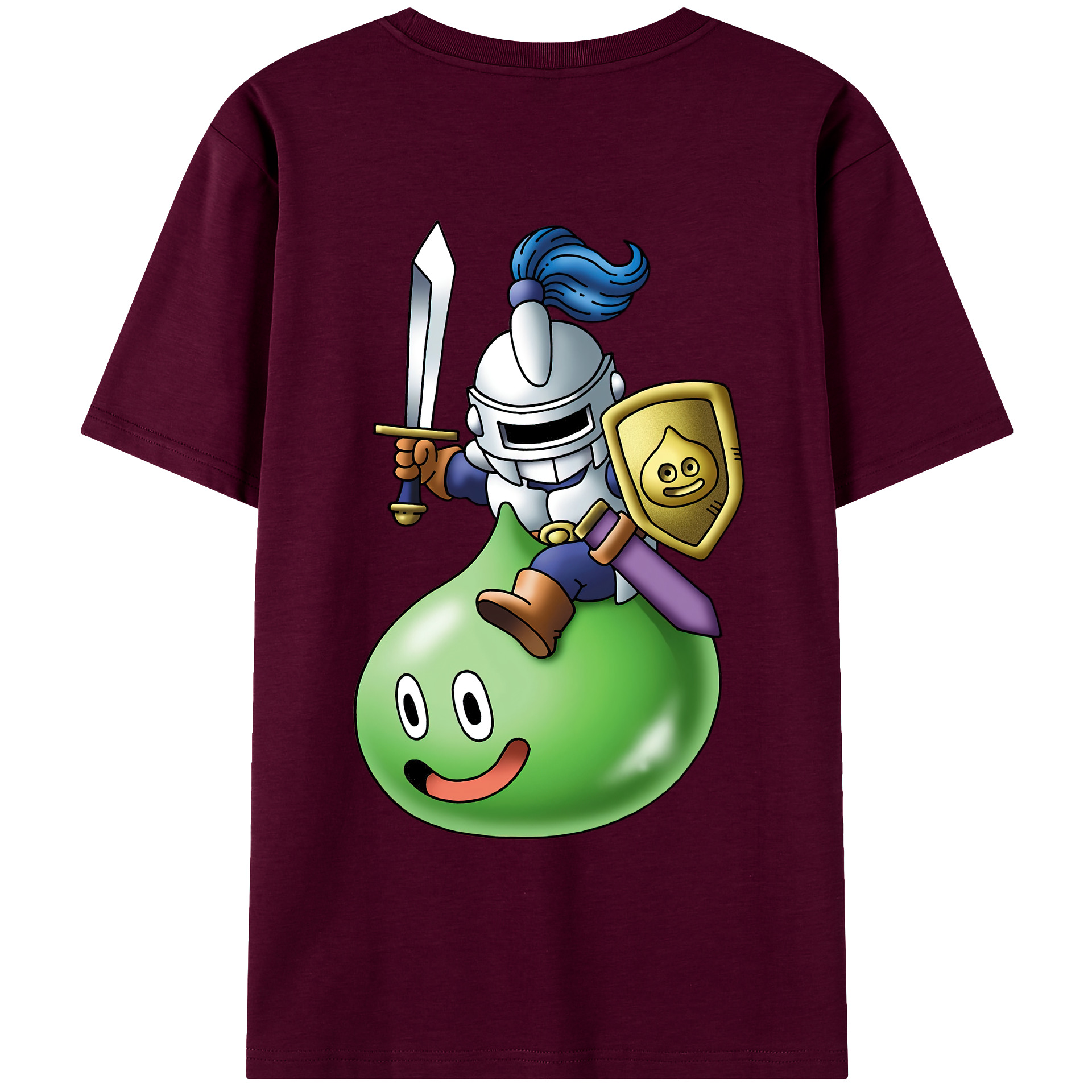 （画像用） ドラゴンクエスト Doragon Kuesuto Dragon Quest レディース半袖Tシャツ(バックプリント)